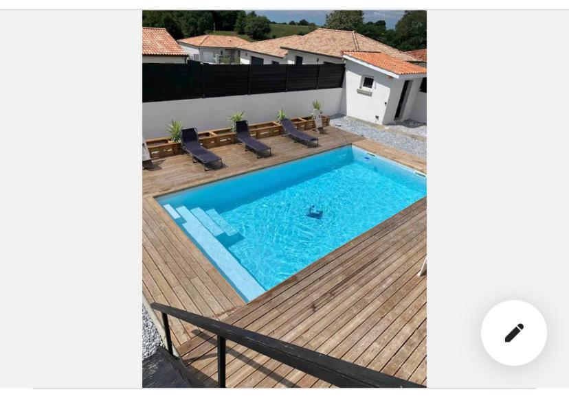 Maison Au Calme Avec Piscine Riviere-Saas-et-Gourby Bagian luar foto